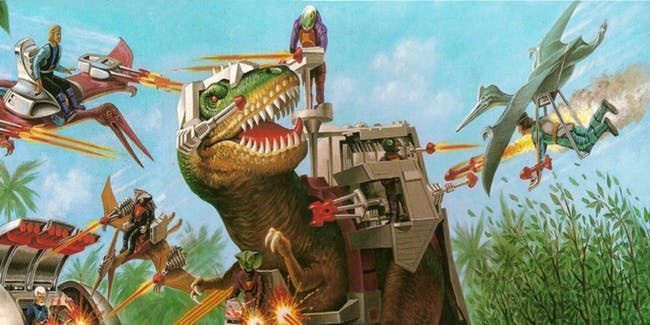 Dinosaucerite ja Dino-Ridersi loojad vaatavad tagasi kahele 80ndate karikatuurile