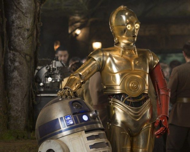 C-3PO R2-D2 Силата се пробужда
