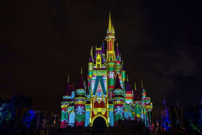 Cinderella Castle mit Urlaubsüberlagerung