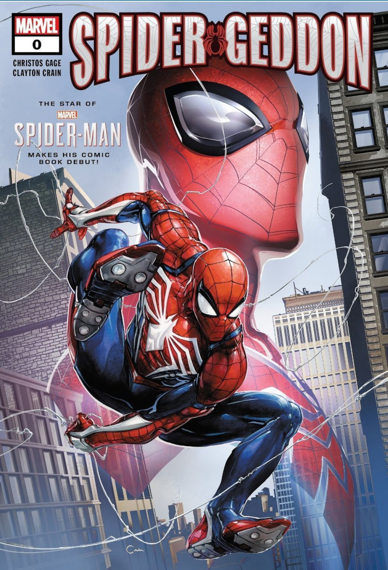 Spider-Geddon #0 (pisatelj Christos Gage, umetnik Clayton Crain)