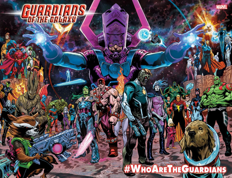 Marvel Comics ķircina jaunu Galaxy Guardians komandu 2019