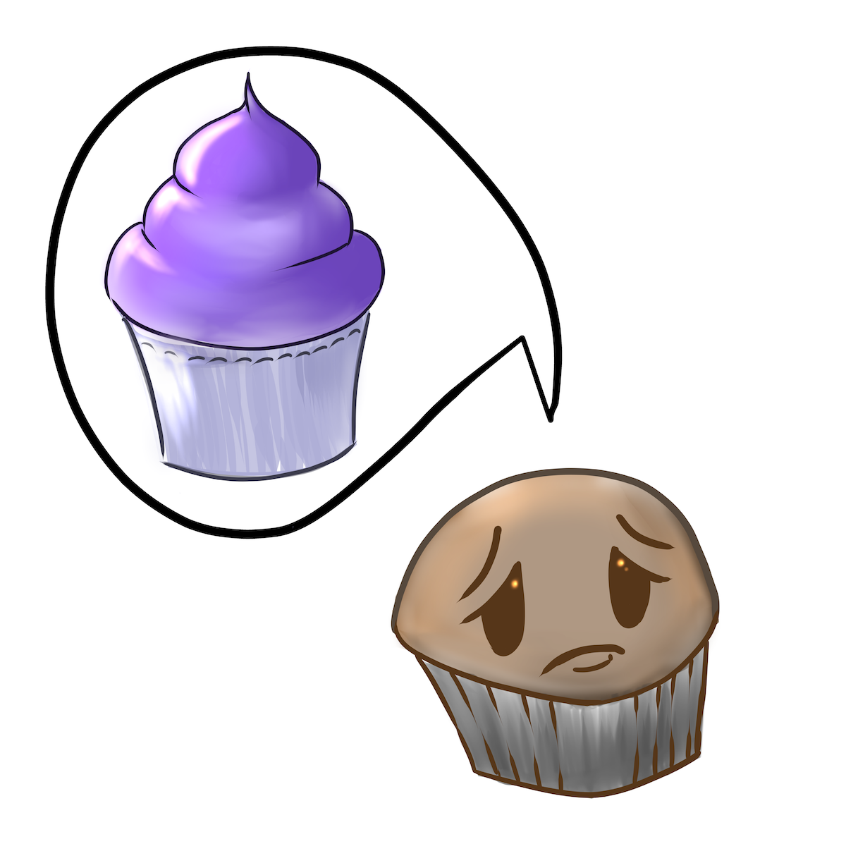 άσχημο cupcake