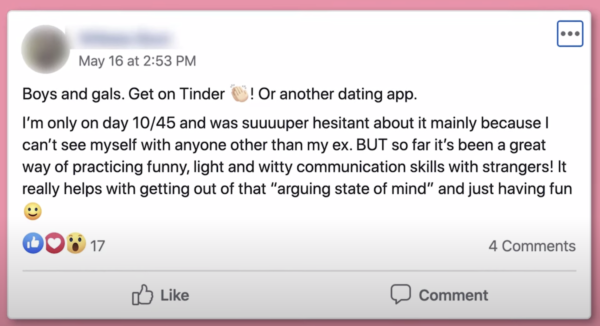 O que fazer se você encontrar seu ex em um site de namoro