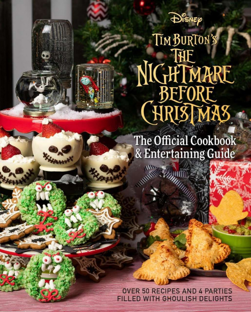 Hirmutage Halloweeni pidu Tim Burtoni stiilis uues kokaraamatus „The Nightmare Before Christmas”