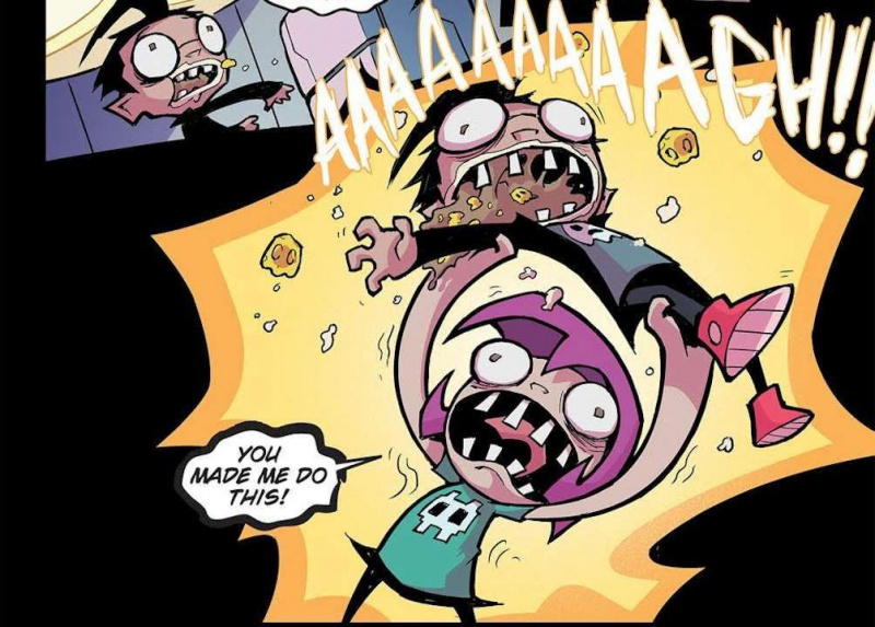 Πρώτη ματιά: Ο Ντιμπ και ο Ζιμ μπαίνουν σε ένα βρώμικο χρονικό βρόχο στο τελευταίο μονοφασικό «Invader Zim: The Dookie Loop Horror»