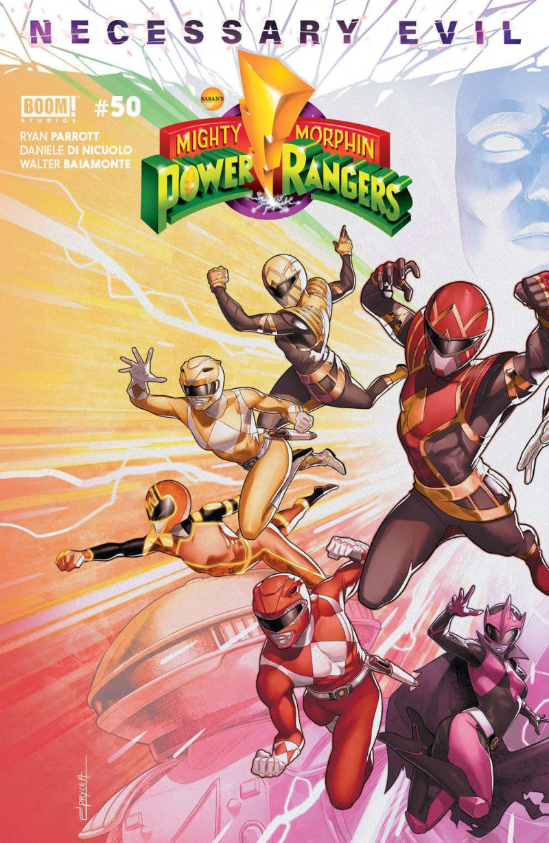 Οι Power Rangers συγκρούονται με τους The Annointed in Boom! Mighty Morphin Power Rangers #50