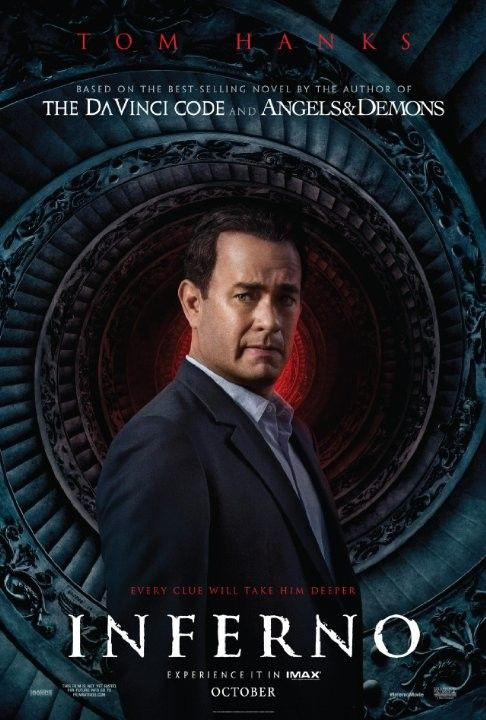 Tom Hanks enfrenta o próprio inferno em 2 novos trailers para a sequência do Código Da Vinci, Inferno