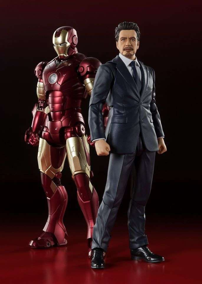 Bandai SH Figuarts Tony Stark Gimė geležinis žmogus