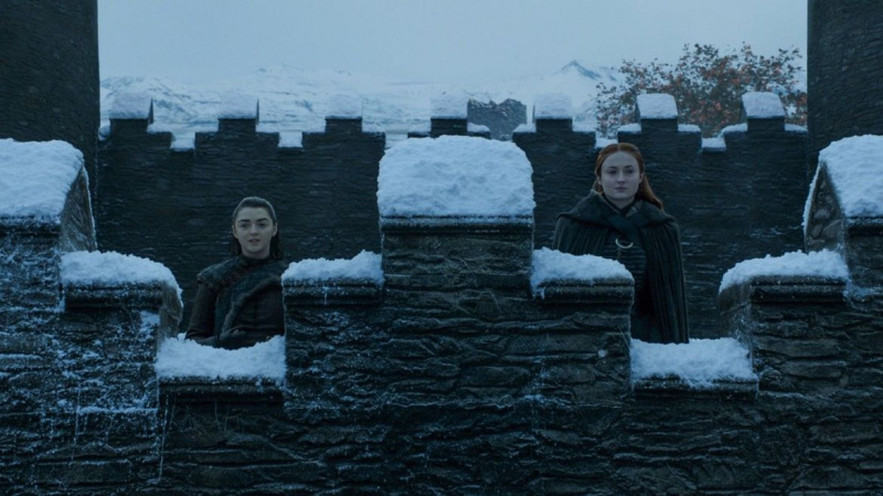 Game of Thrones Sesong 7 Sansa Stark Arya Stark