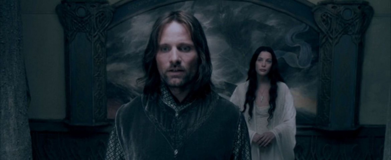 Senhor dos Anéis Arwen e Aragorn
