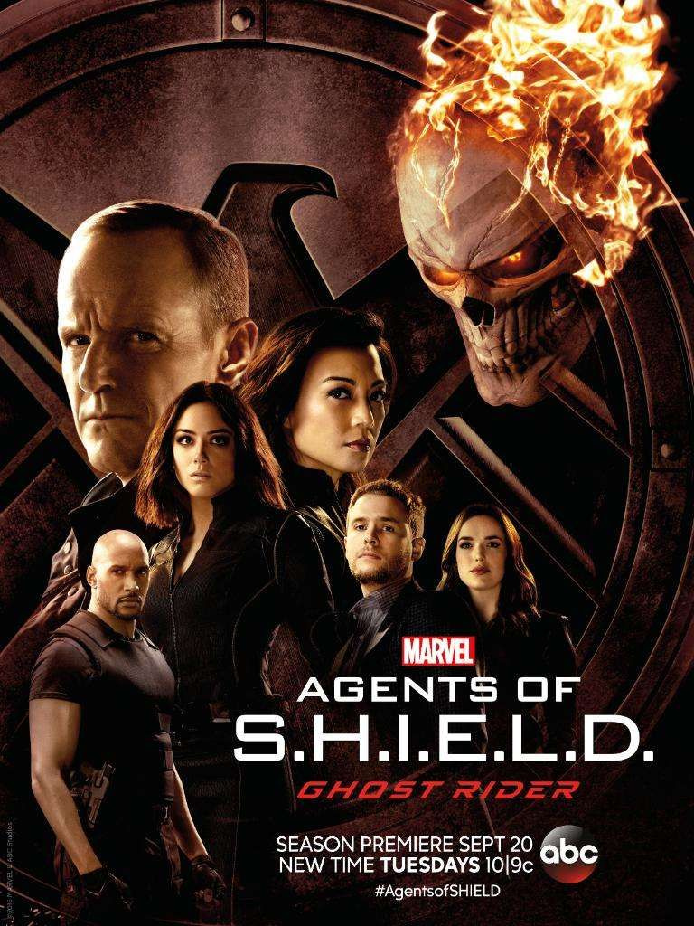 Ghost Rider se enciende en los primeros agentes oficiales de S.H.I.E.L.D. Póster de la temporada 4