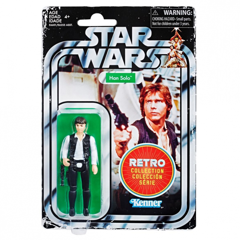 Kenner Han Solo darbības figūra, ko atkārtoti izdevusi Hasbro