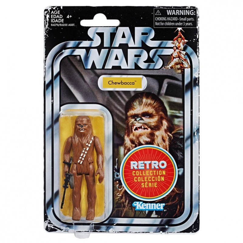 Action figure di Kenner Chewbacca ristampata da Hasbro