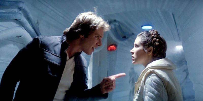 Star Wars The Empire Strikes Back Han και Leia