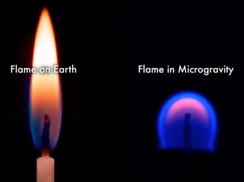 Il nuovo tipo di fiamma che si accende nello spazio non è solo acceso, ma (letteralmente) cool