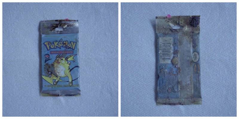 Må finne alle sammen! Pokemon-fan oppdager 20 år gammel handelskortpakke under Målhylle