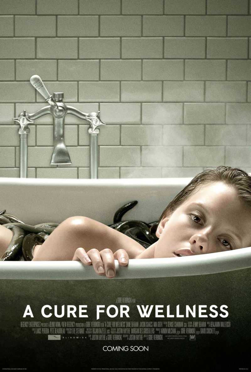 Šai rāpojošajai jaunajai reklāmkadrei Gore Verbinska filmai A Cure for Wellness nav zāles