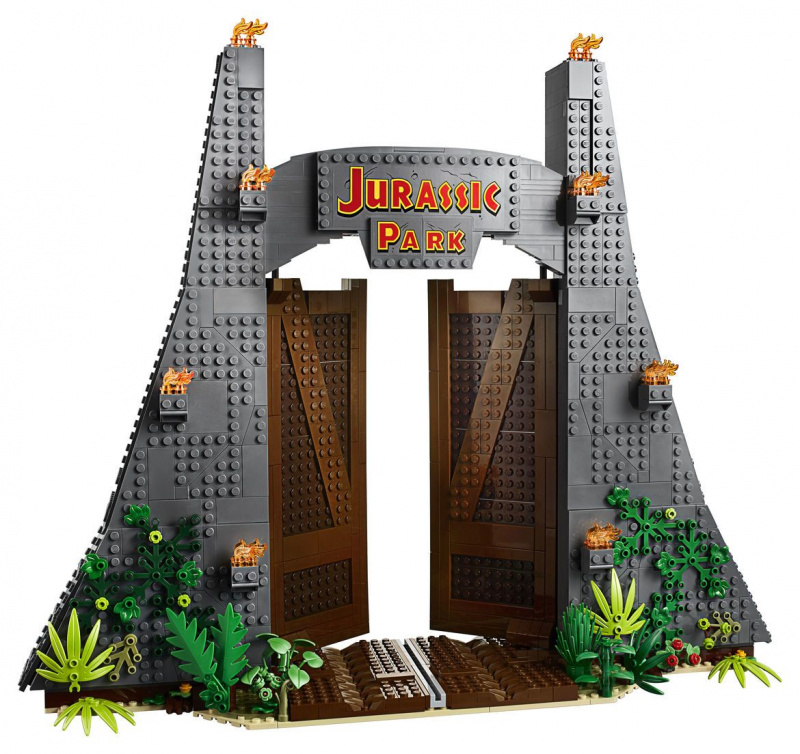 Дръжте се за тухлите си ... LEGO представя класическата порта на Джурасик Парк и T. rex