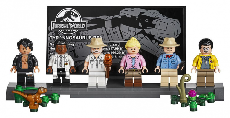 Lego Jurassic Park -hahmoja