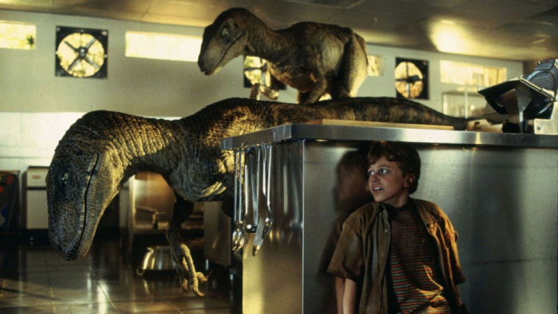 Verkeerd antwoord, Jurassic Park - roofvogels gingen niet samen op prooi, maar deden het alleen