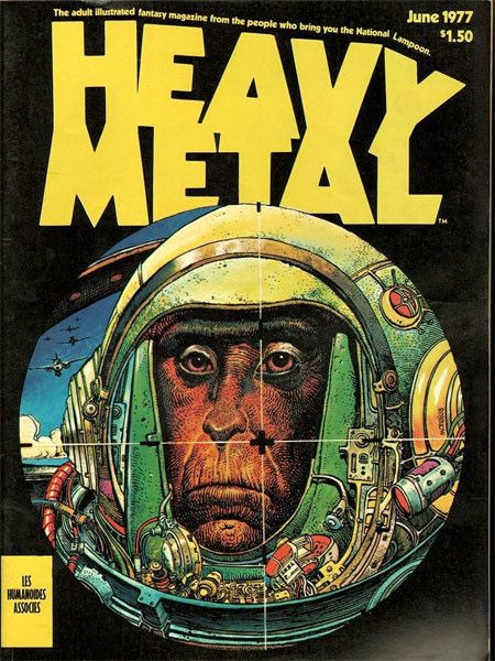 15 vanvittige omslag fra 40 år med Heavy Metal magazine