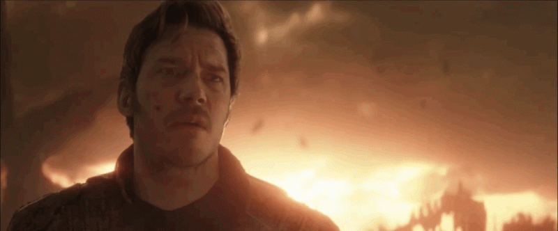 GIF : Mort de Peter Quill, Guerre d'infini