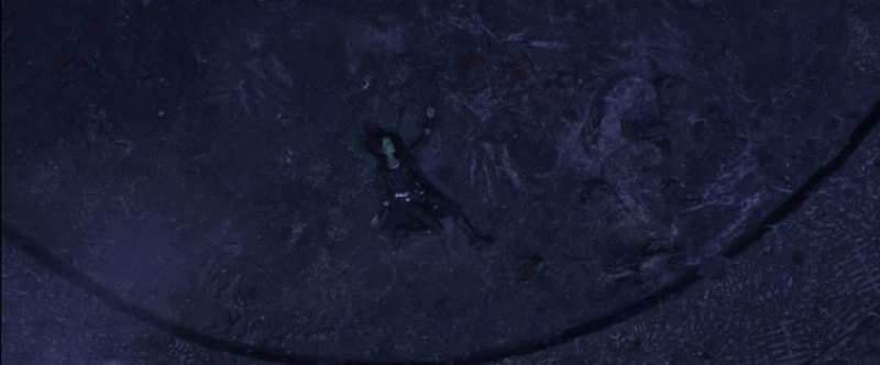 GIF: Muerte de Gamora, Infinity War
