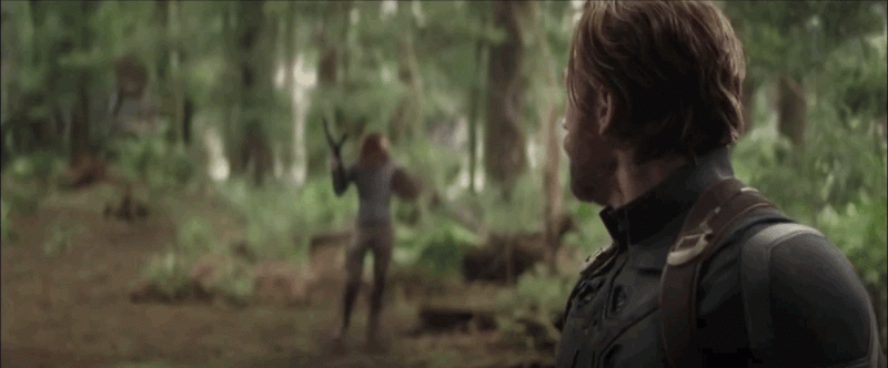 GIF: Bucky Death, Infinity War