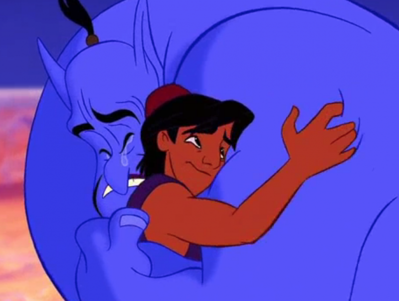 Aladdin_Genie και Al Hug