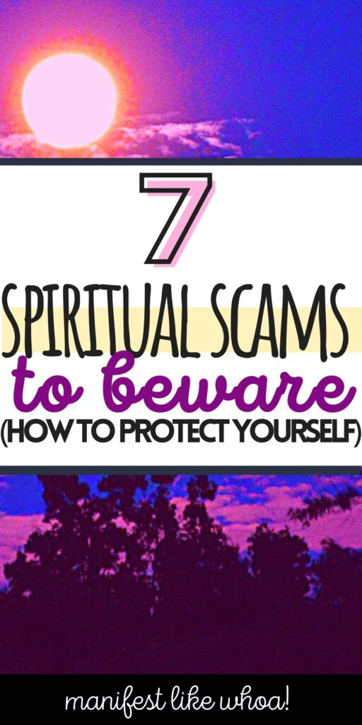 7 pogostih duhovnih prevar (in kako se jim izogniti)