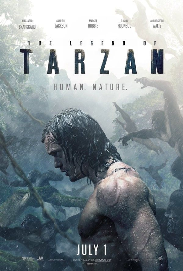Jaunais oficiālais treileris filmai The Legend of Tarzan atklāj Pērtiķu kunga izcelsmes stāstu