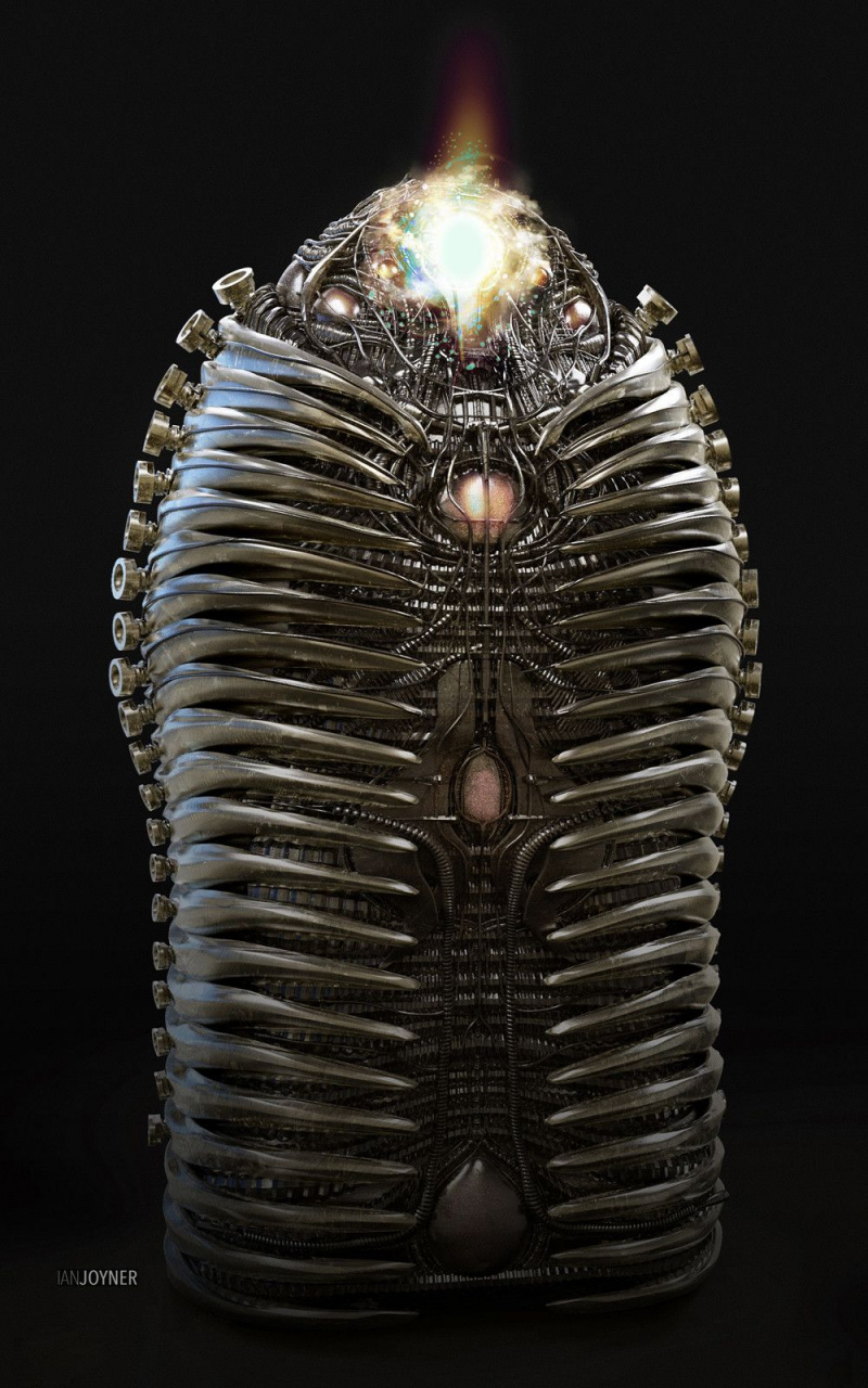 Guardians of the Galaxy concept art voor Adam Warlock's cocon is waanzinnig eng