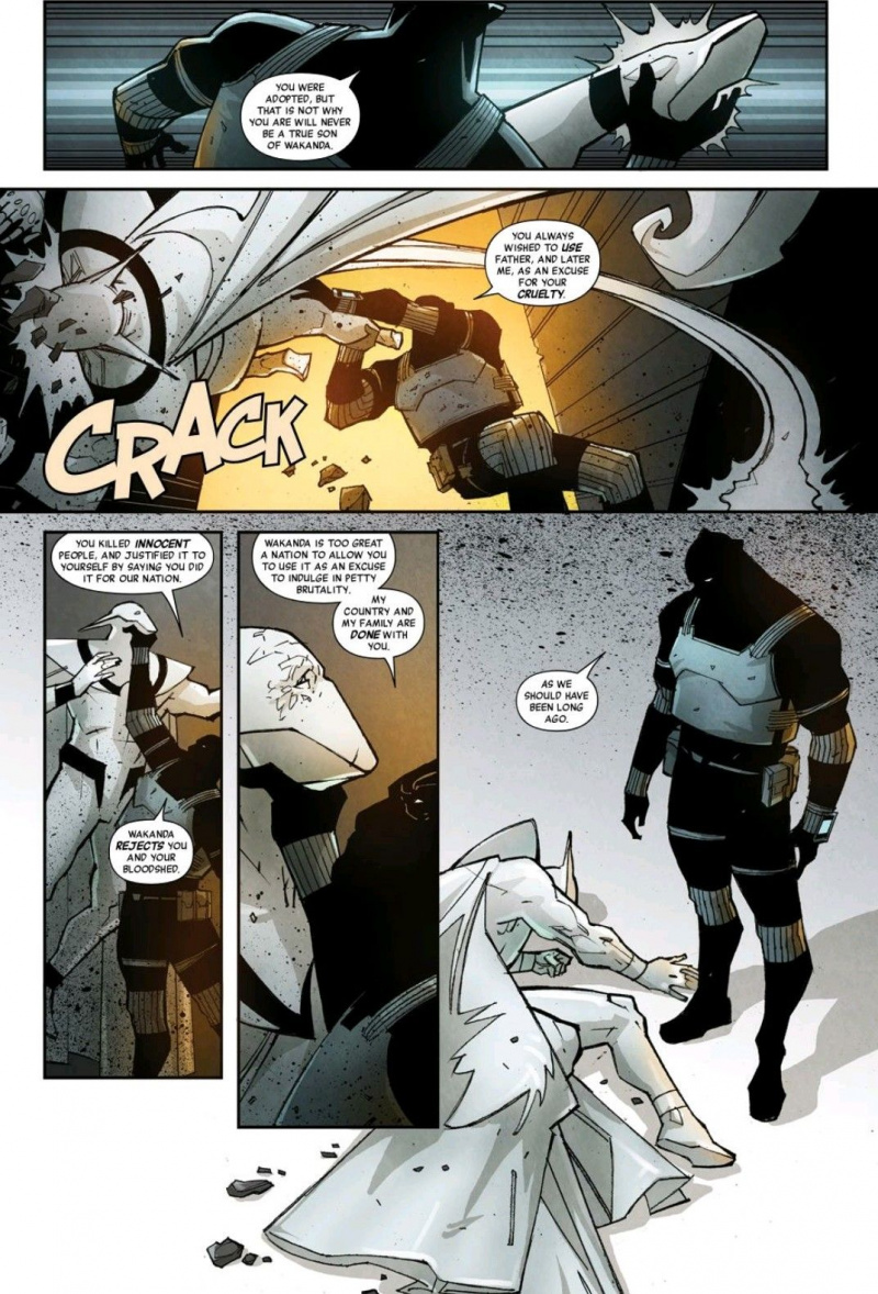 Baltais vilks, Melnā pantera, Marvel Comics