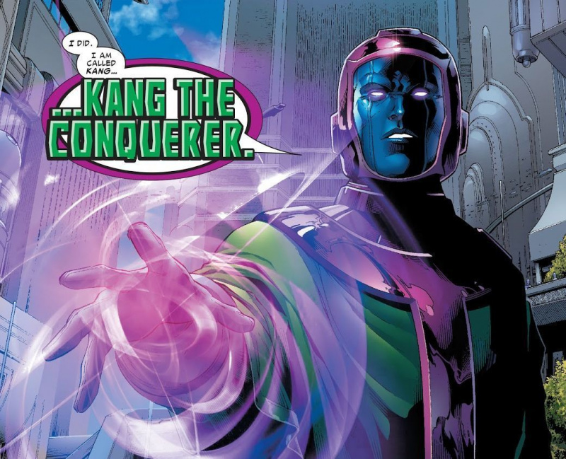 Kang the Conqueror от Young Avengers #2 (писателят Алън Хайнберг, Артист Джим Ченг)