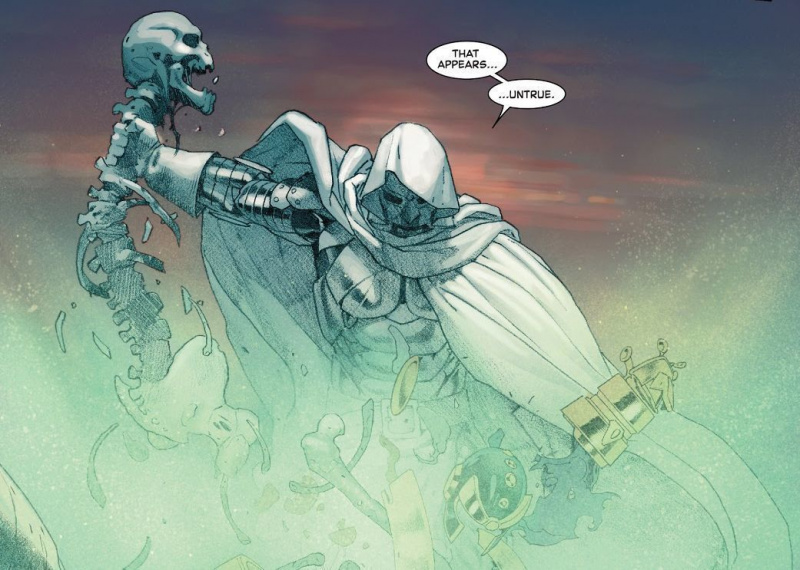 Dr Doom salajasest sõjast #8 (kirjanik Jonathan Hickman, kunstnik Esad Ribic)