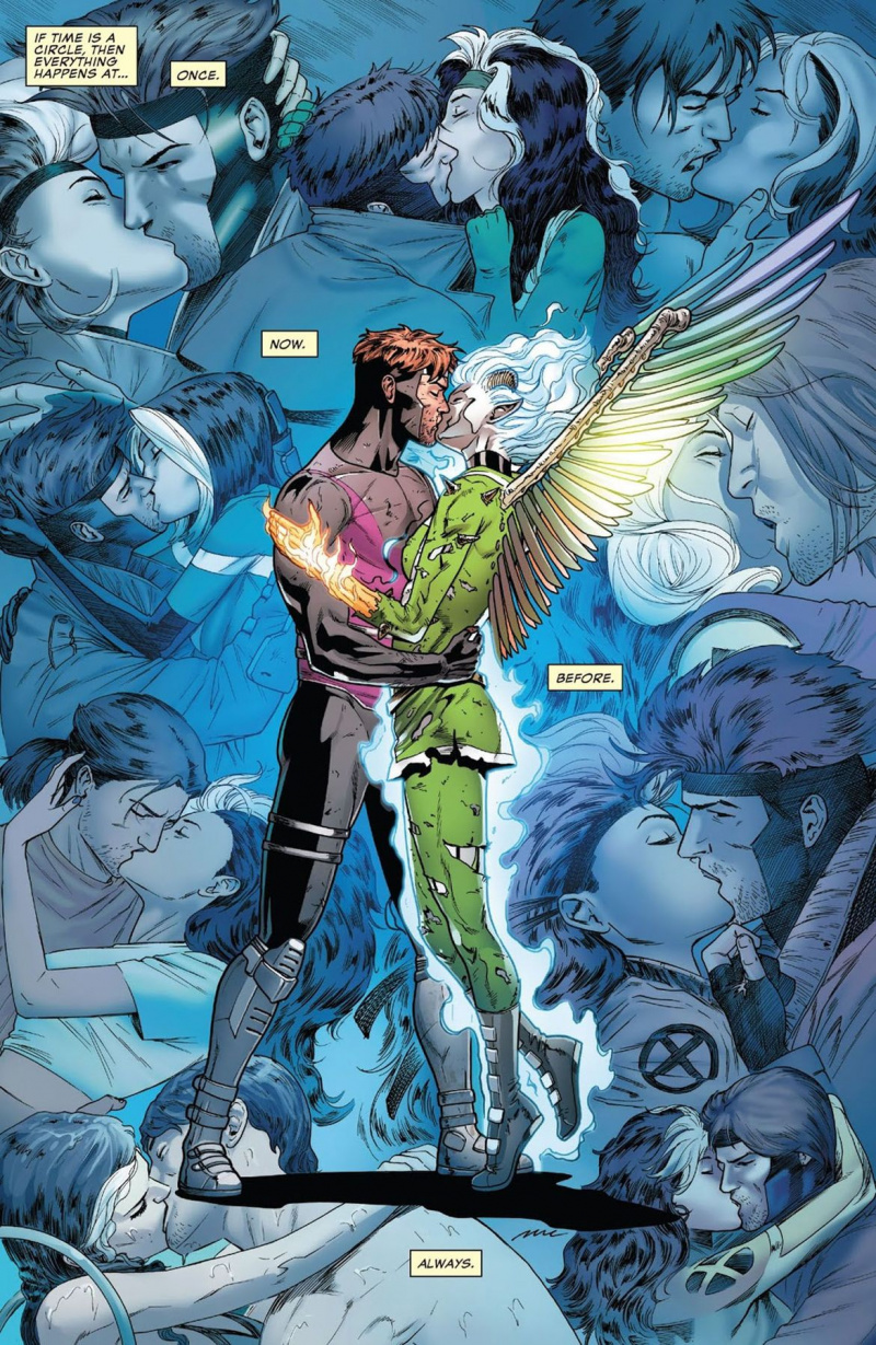 Rogue y Gambito 5 El beso