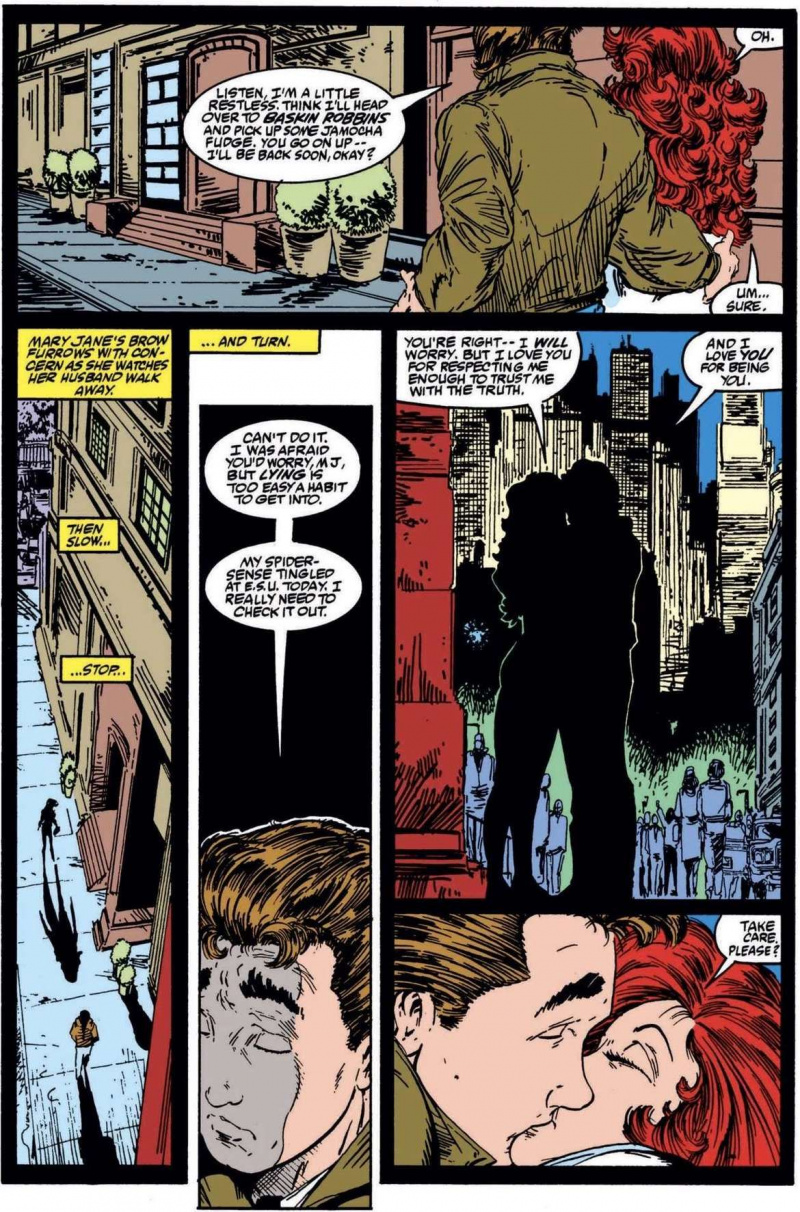 De spectaculaire verstrengeling van Peter Parker en Mary Jane Watson