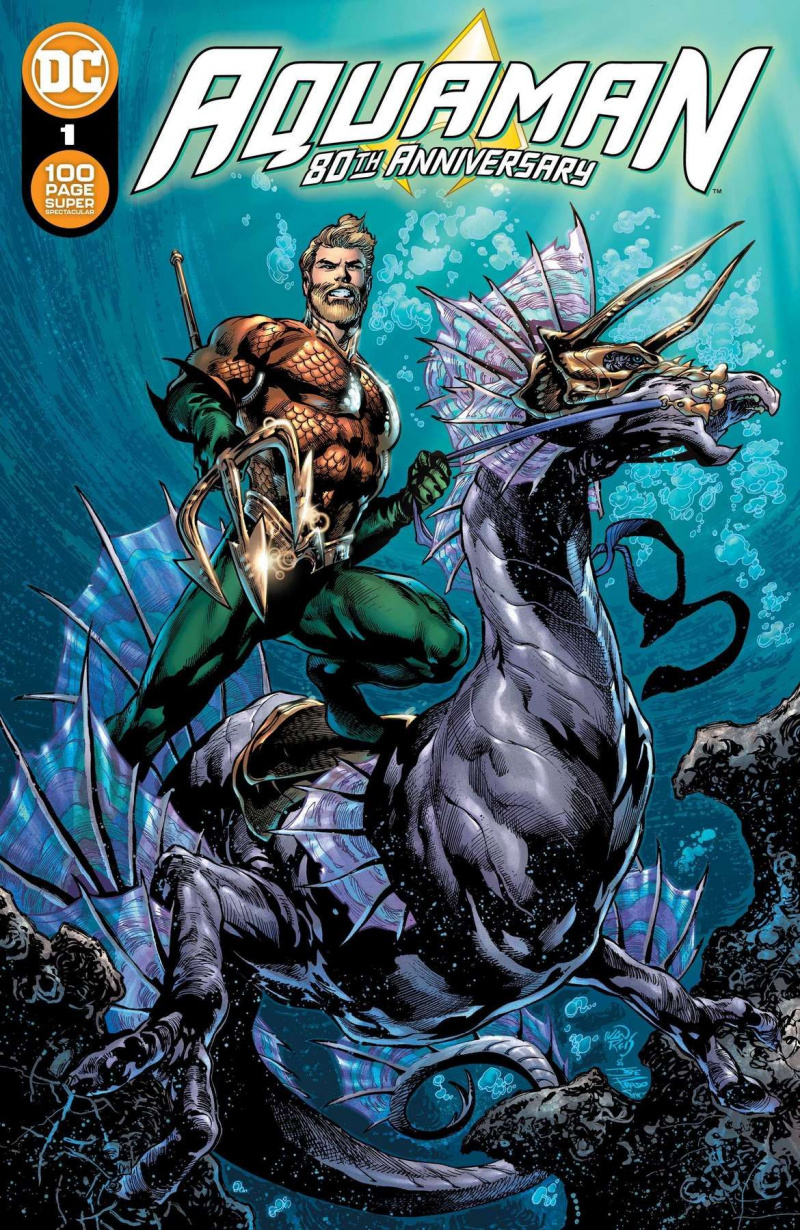 Portada del 80 aniversario de Aquaman