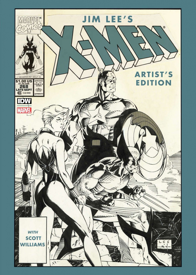 Jim Lees X -Men Artists Edition - vāks - neticami X -Men #268 vāks