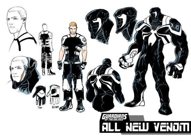 Marvel presenta la nueva apariencia renovada de Venom para Guardianes de la Galaxia