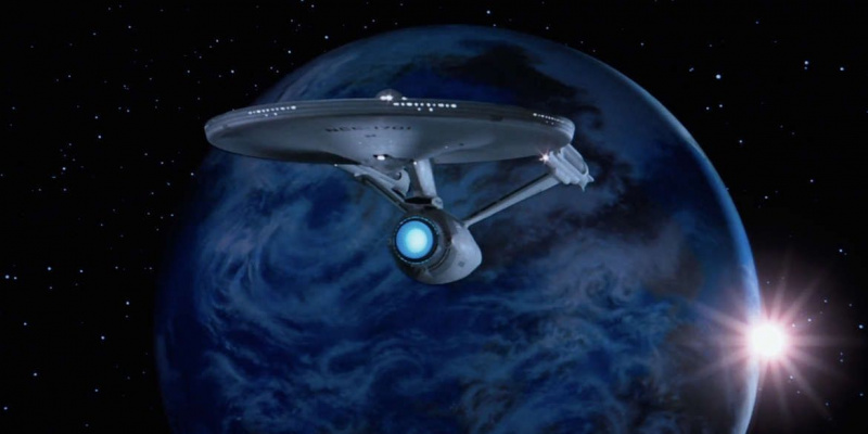 Enterprise in planet Genesis