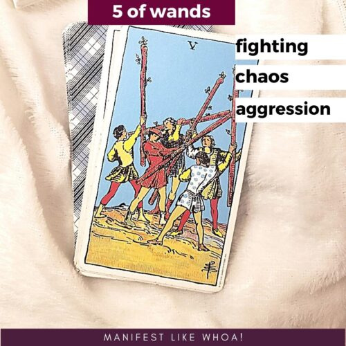 The Five of Wands Card Tarot Οδηγός για αρχάριους