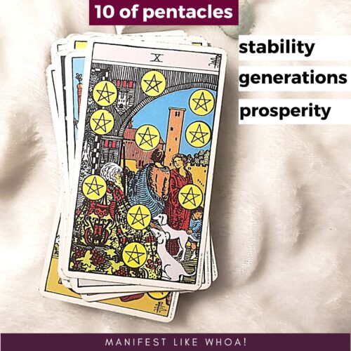 La guía de cartas del tarot Diez de Pentáculos para principiantes