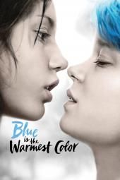 Modrá je najteplejší farebný obrázok plagátu z filmu
