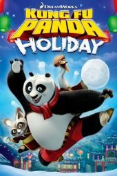 Imagen del cartel de la película navideña de Kung Fu Panda