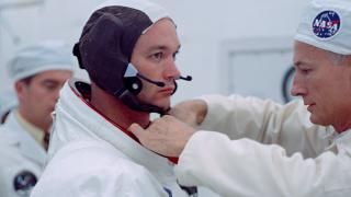 Филм на Аполо 11: Майкъл Колинс е подготвен за стартиране