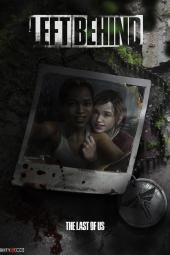 The Last of Us: Αριστερά πίσω από την εικόνα της αφίσας του παιχνιδιού
