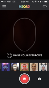 MSQRD - Captura de pantalla n. ° 3 de la aplicación Filtros en vivo e intercambio de rostros para selfies de video