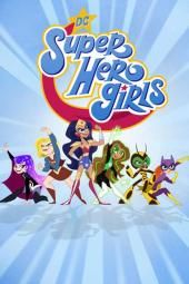 „DC Super Hero Girls“ televizoriaus plakato vaizdas