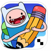 Adventure Time Game Wizard - joonistage oma seiklusaja mängude rakenduse plakati pilt